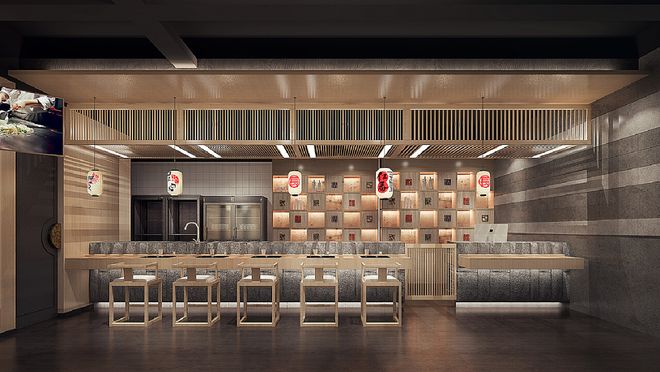 和风韩韵尽在此间：日韩料理店装修美图精选